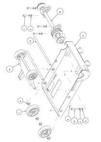 Section 04 Diagram and Parts List for MK-2420HSP 170954 MK Diamond Concrete Saw